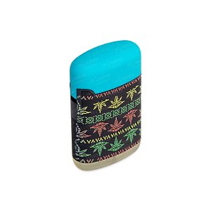 Isqueiro Maçarico Zengaz Natal Skull Noel - Mix Azul Preto