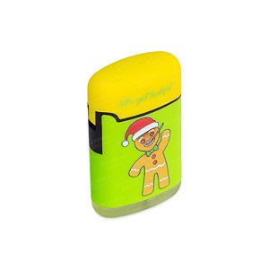 Isqueiro Maçarico Zengaz Natal Enfeites - Mix Verde Vermelho