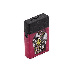 Isqueiro Maçarico Zengaz Mexican Skull - Mix Rosa Azul