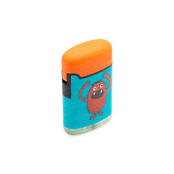Isqueiro Maçarico Zengaz Monster - Mix Azul Laranja